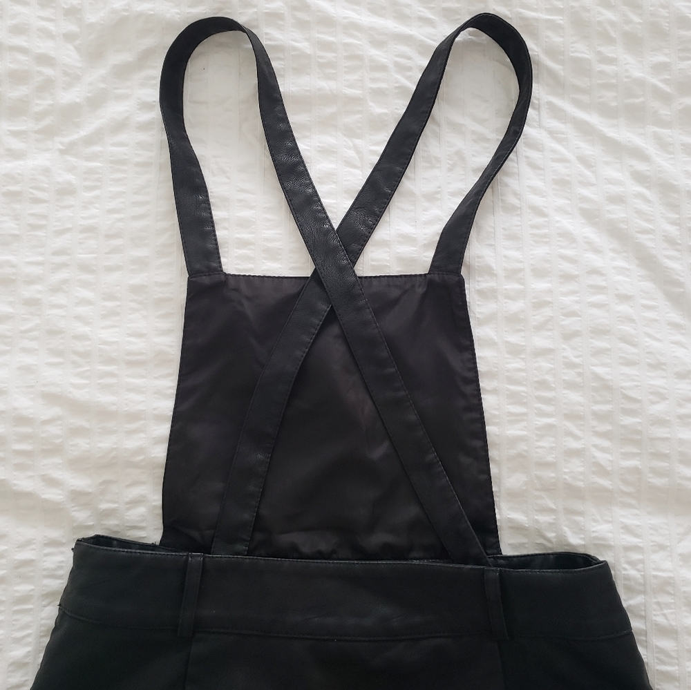 BB Dakota Jack vegan leather pinafore black medium - Picture 6 of 8